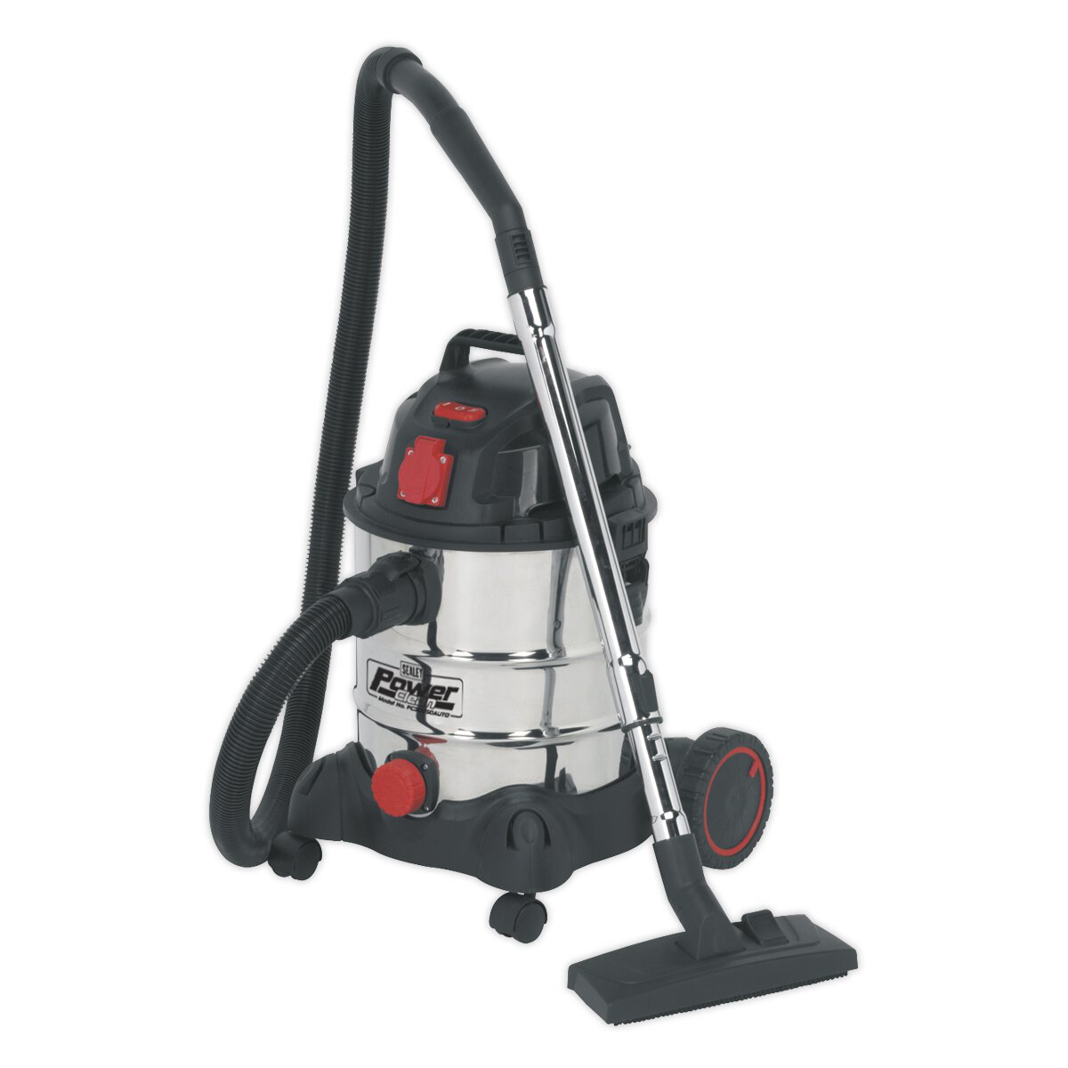 Vacuum Cleaner Industrial 20L 1400W/230V Stainless Drum Auto Start