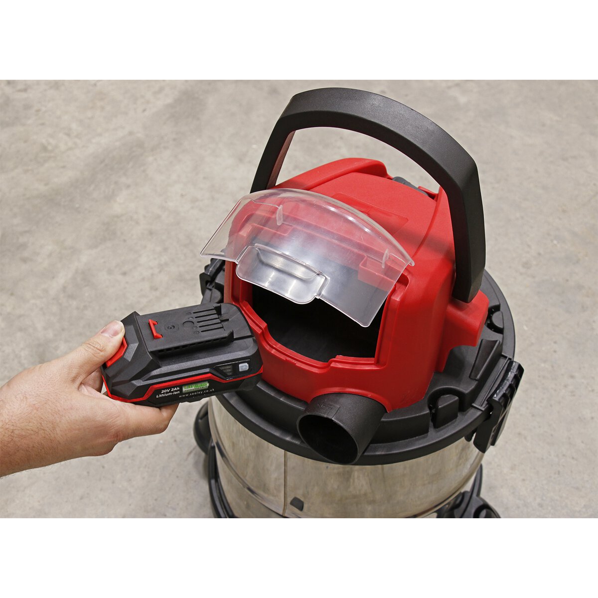 Vacuum Cleaner Cordless Wet & Dry 20L 20V - Body Only