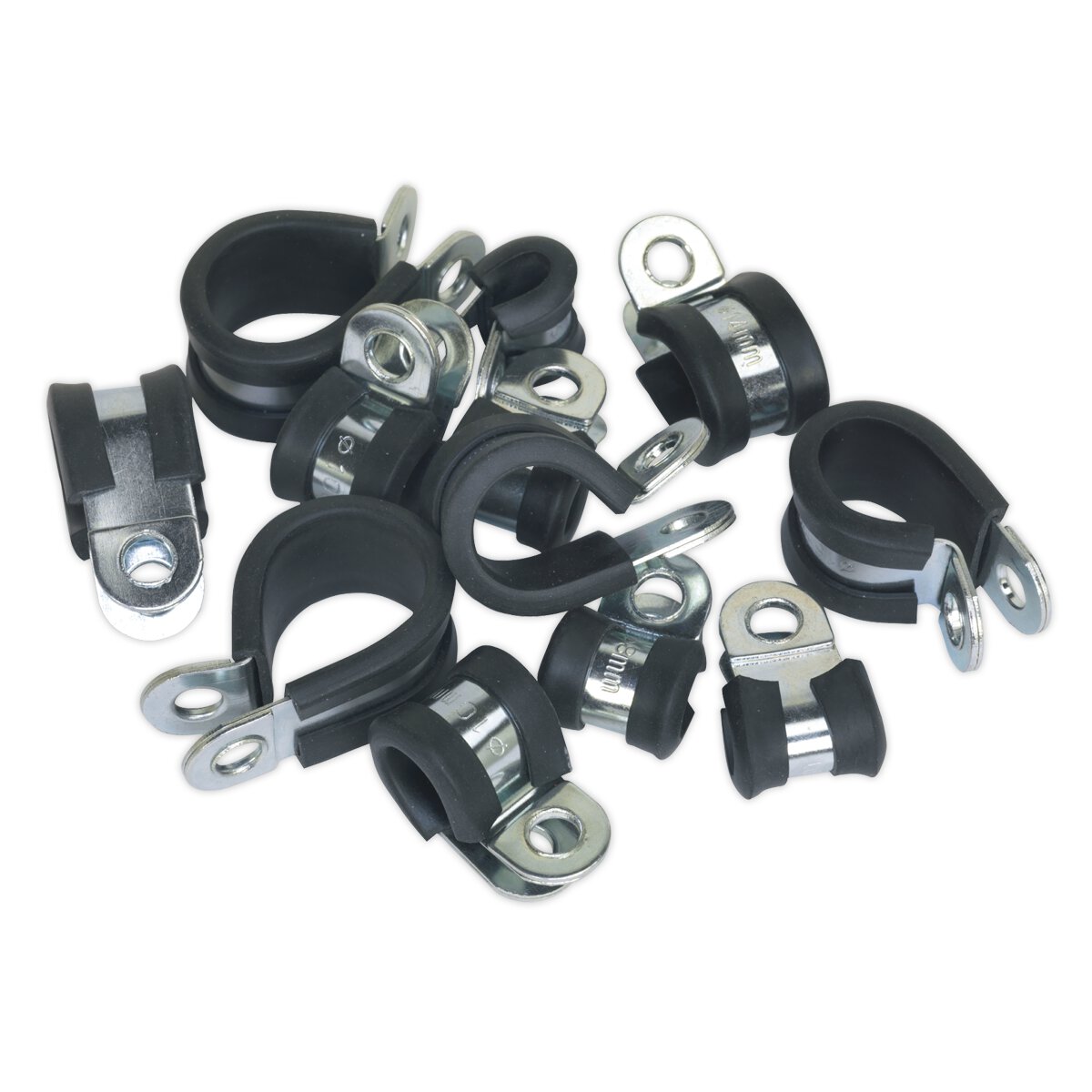P-Clip Rubber Lined Assortment 60pc
