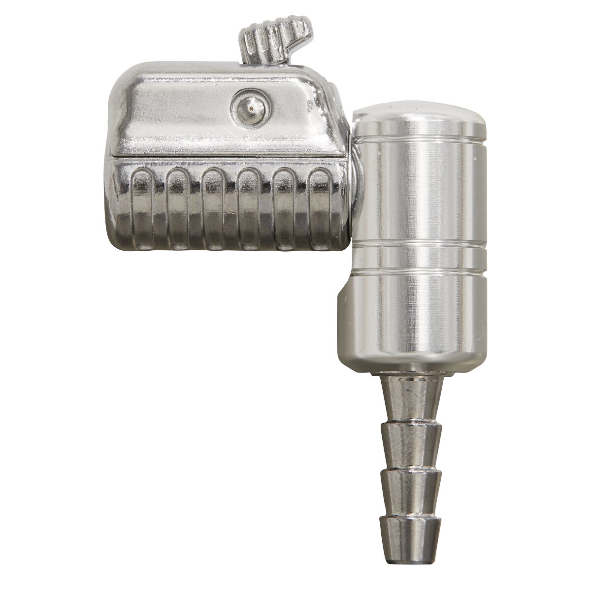 90° Angled Swivel Tyre Inflator Clip-On Connector 6mm Bore