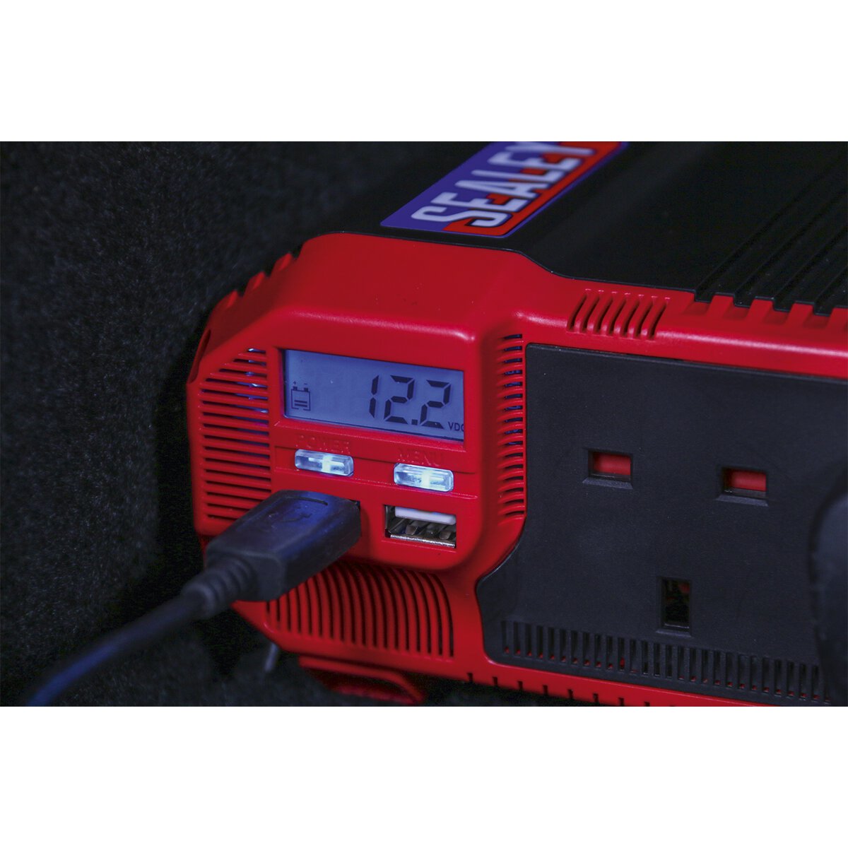 Power Inverter Modified Sine Wave 1100W 12V DC - 230V 50Hz