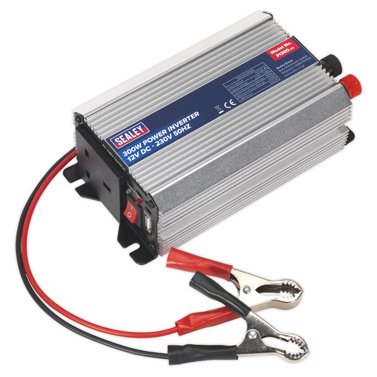 Power Inverter 300W 12V DC - 230V 50Hz