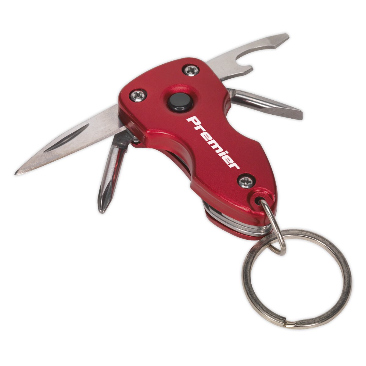 Multi-Tool Key Chain with LED Light