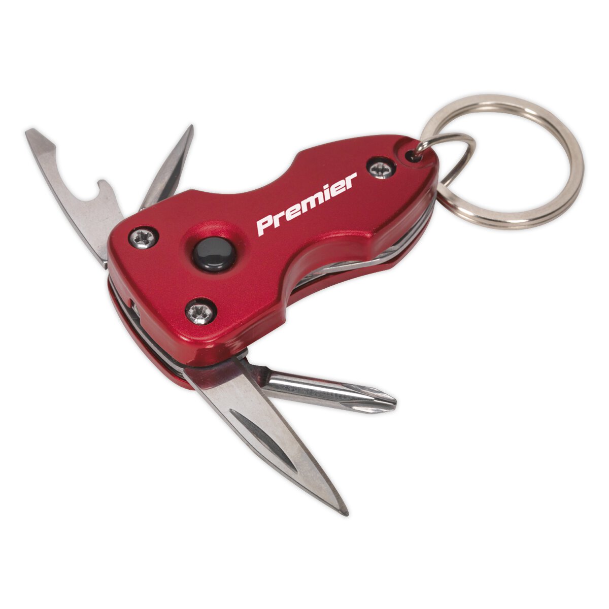 Multi-Tool Key Chain with LED Light