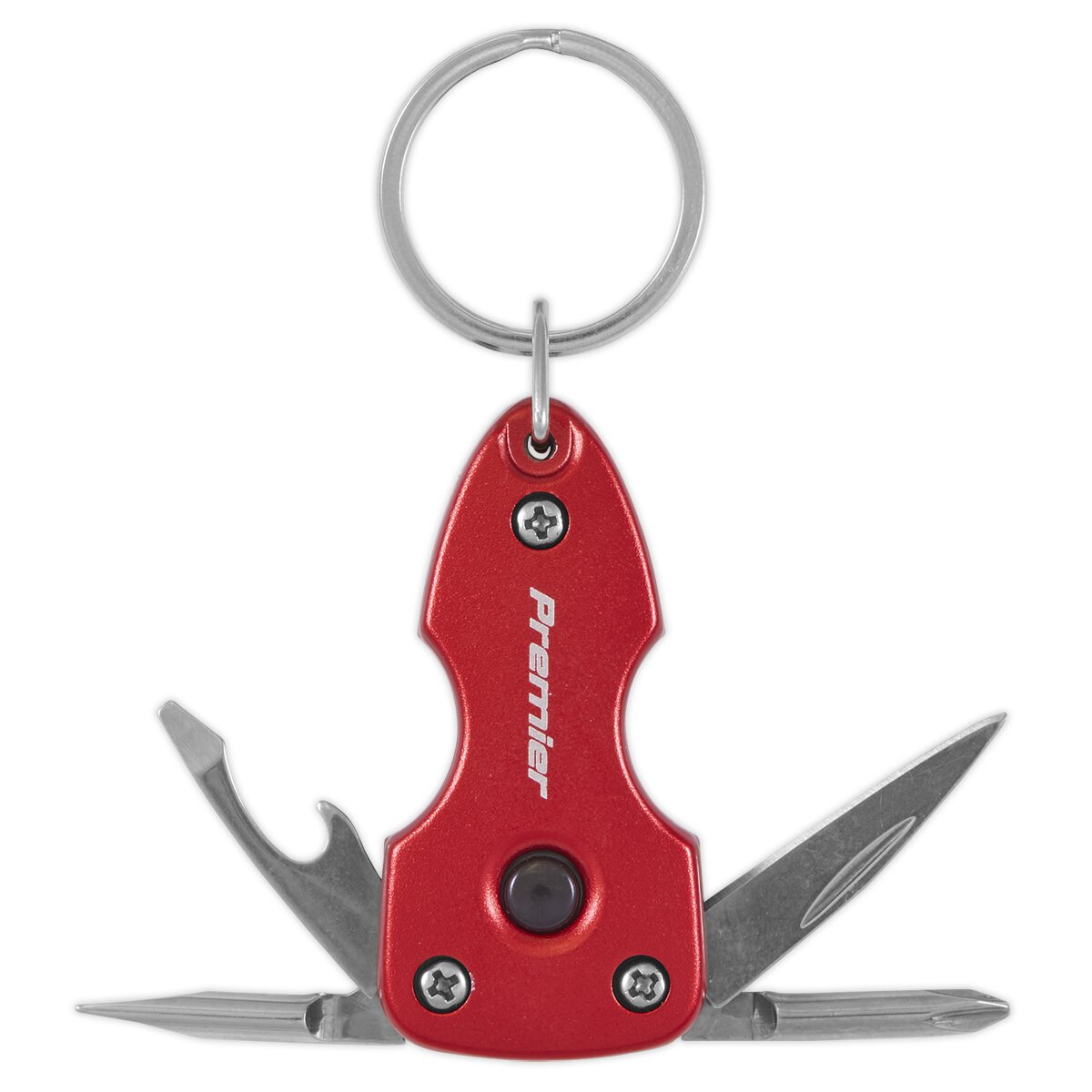 Multi-Tool Key Chain with LED Light