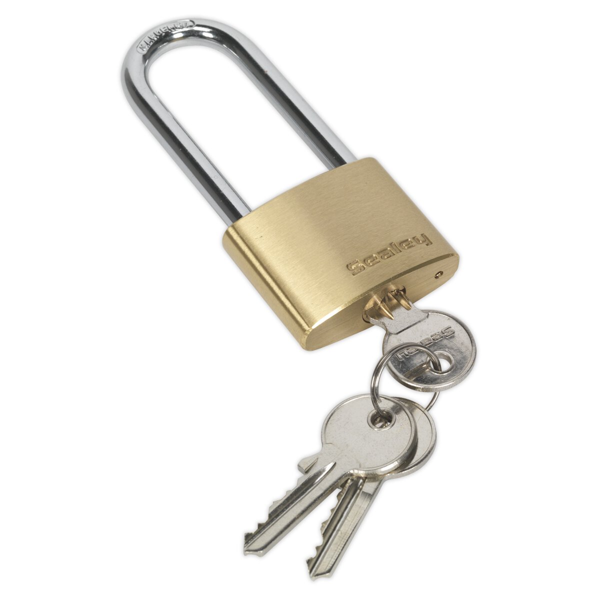 Brass Body Padlock Long Shackle 40mm