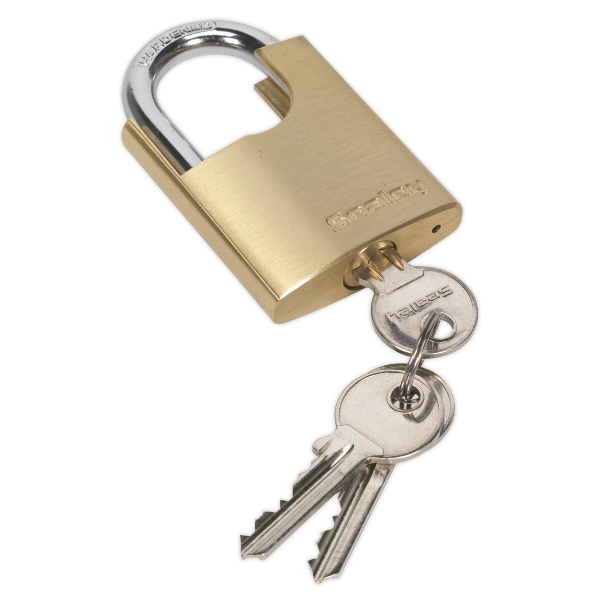Brass Body Padlock Shrouded Shackle 50mm