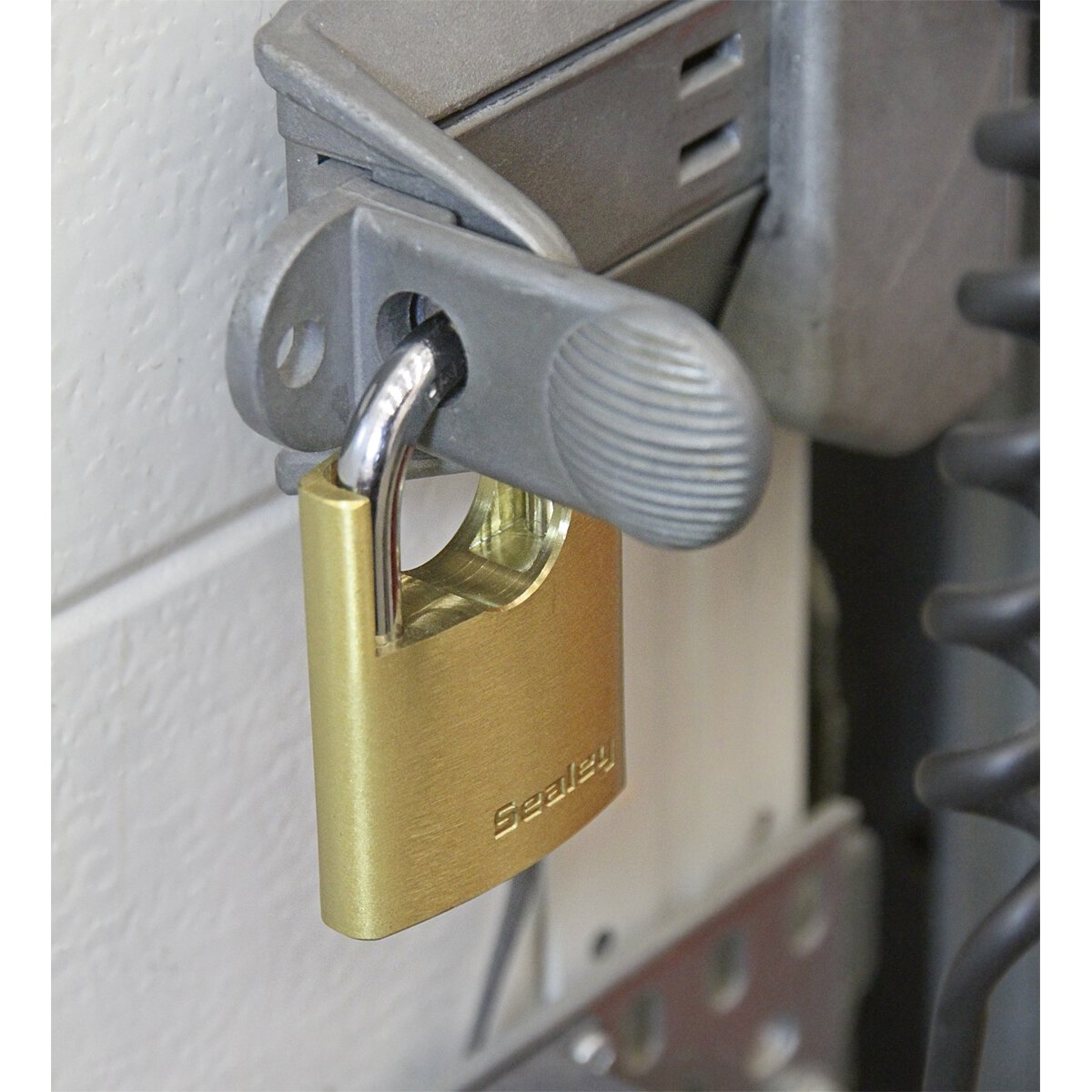 Brass Body Padlock Shrouded Shackle 50mm
