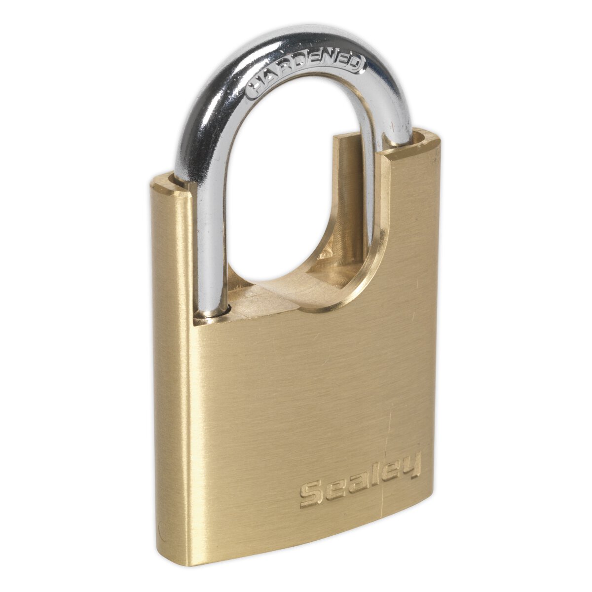 Brass Body Padlock Shrouded Shackle 50mm