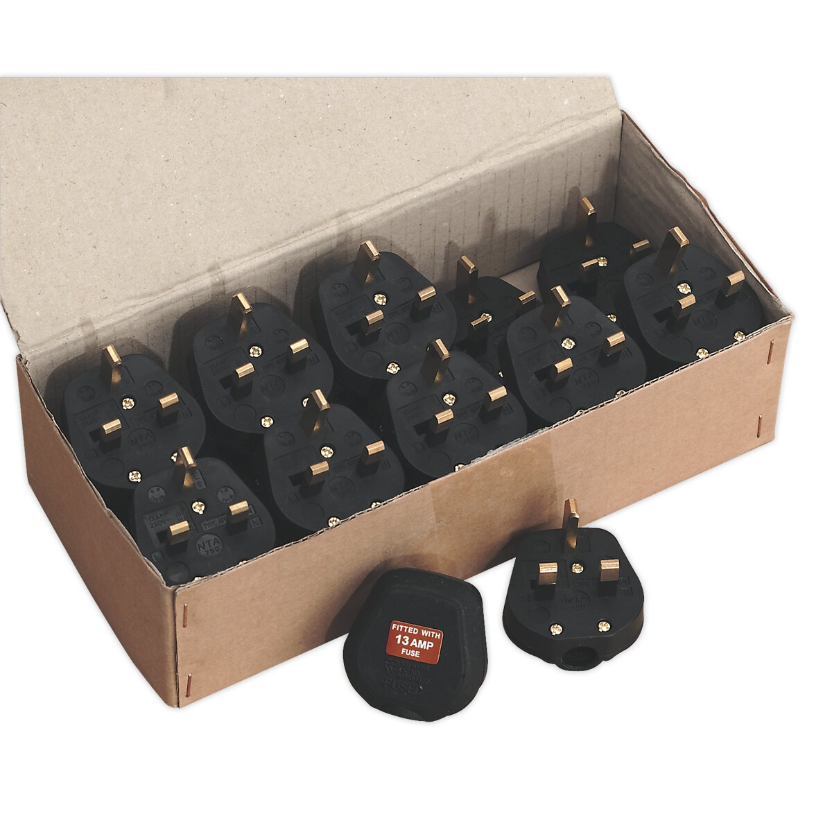Plug 13Amp Pack of 20