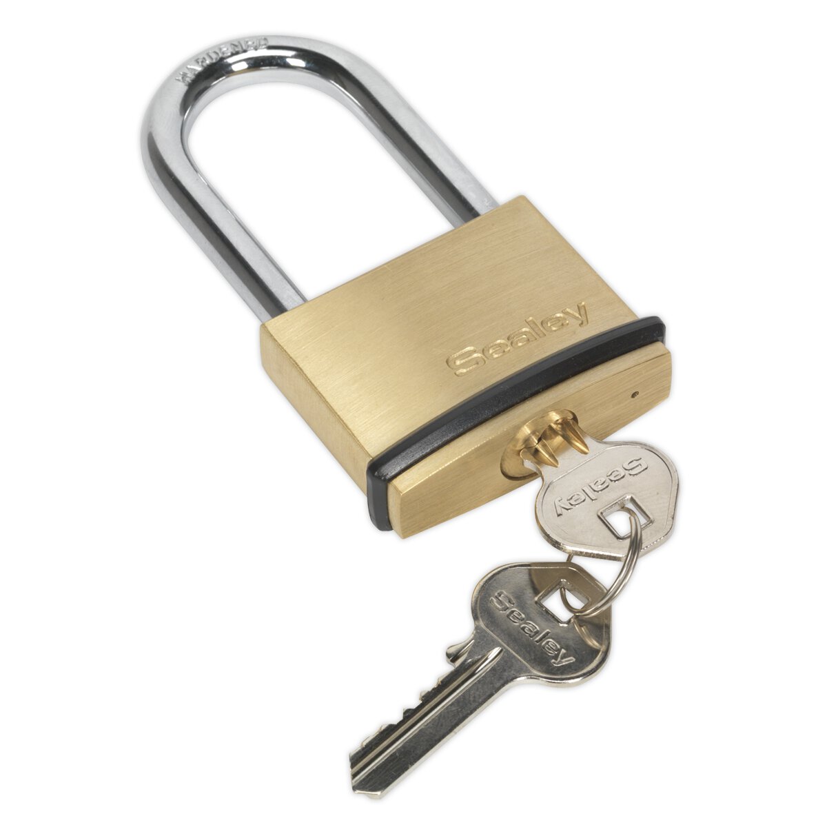 Brass Body Padlock Long Shackle 50mm
