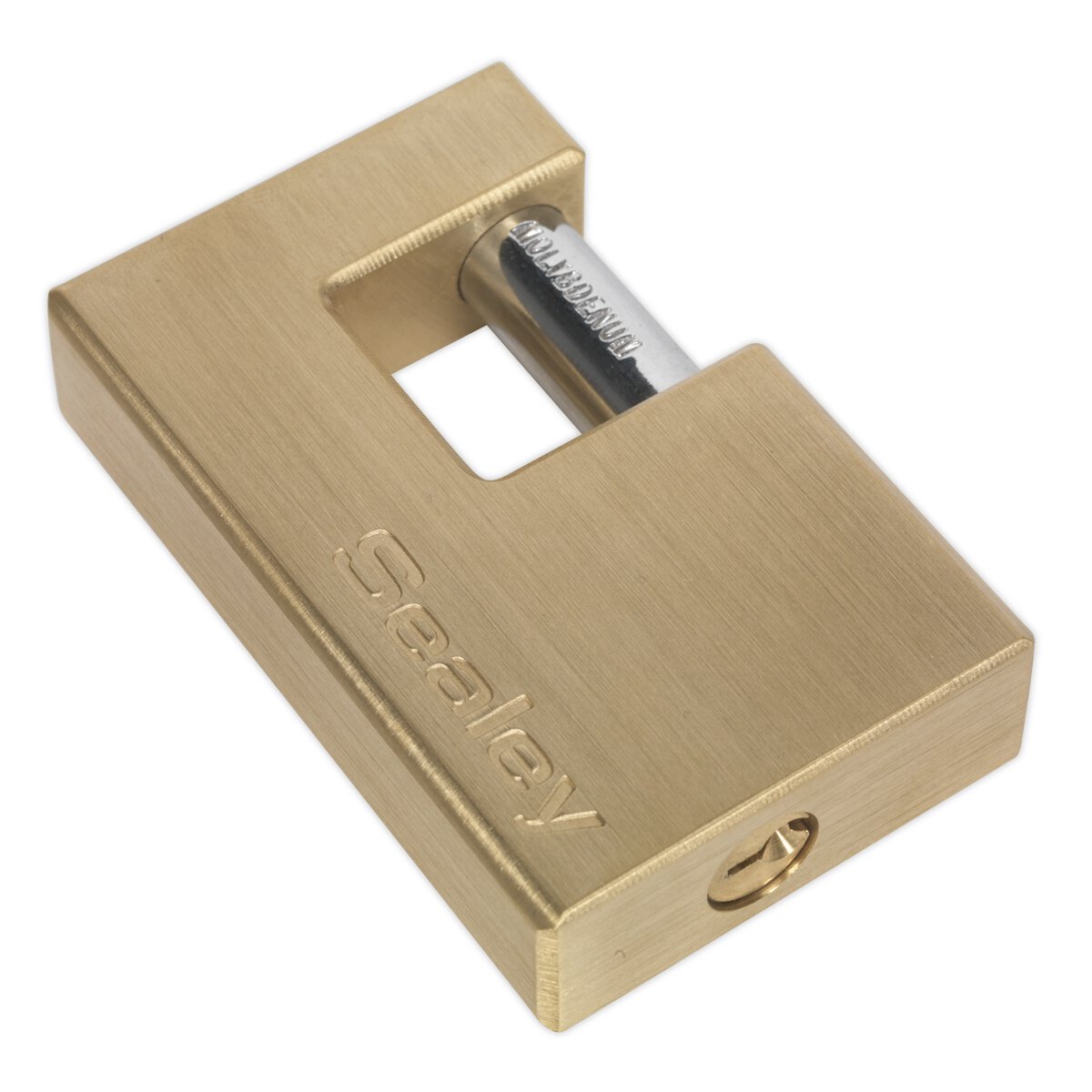 Brass Shutter Padlock 76mm