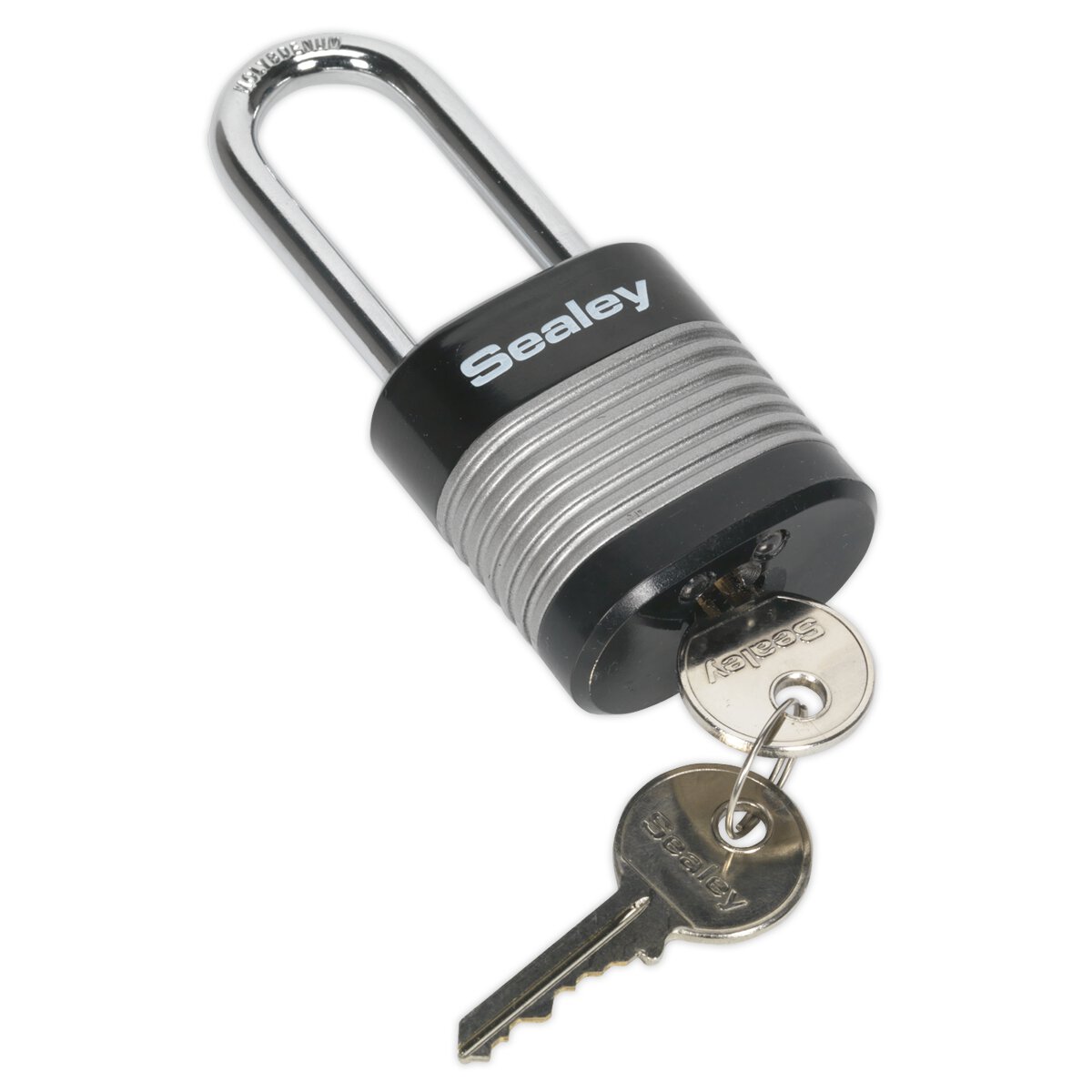 Zinc Coated Steel Body Padlock Long Shackle 44mm