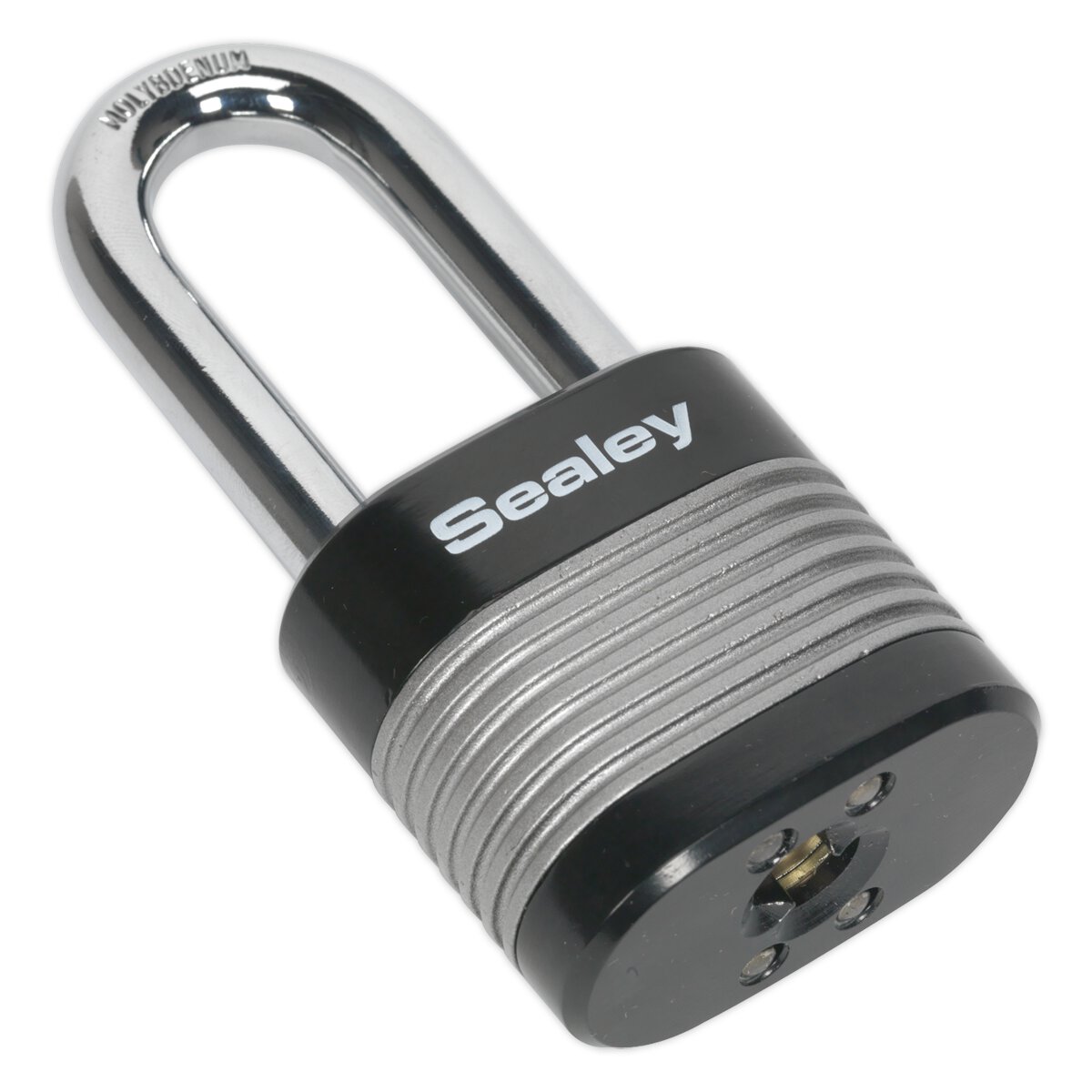 Zinc Coated Steel Body Padlock Long Shackle 50mm