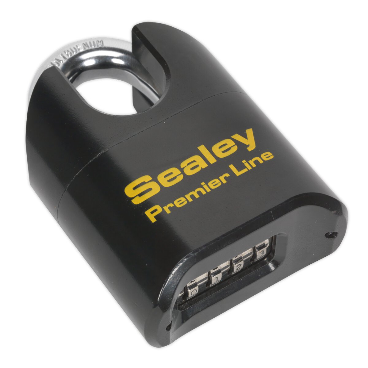 Steel Body Combination Padlock Shrouded Shackle 62mm