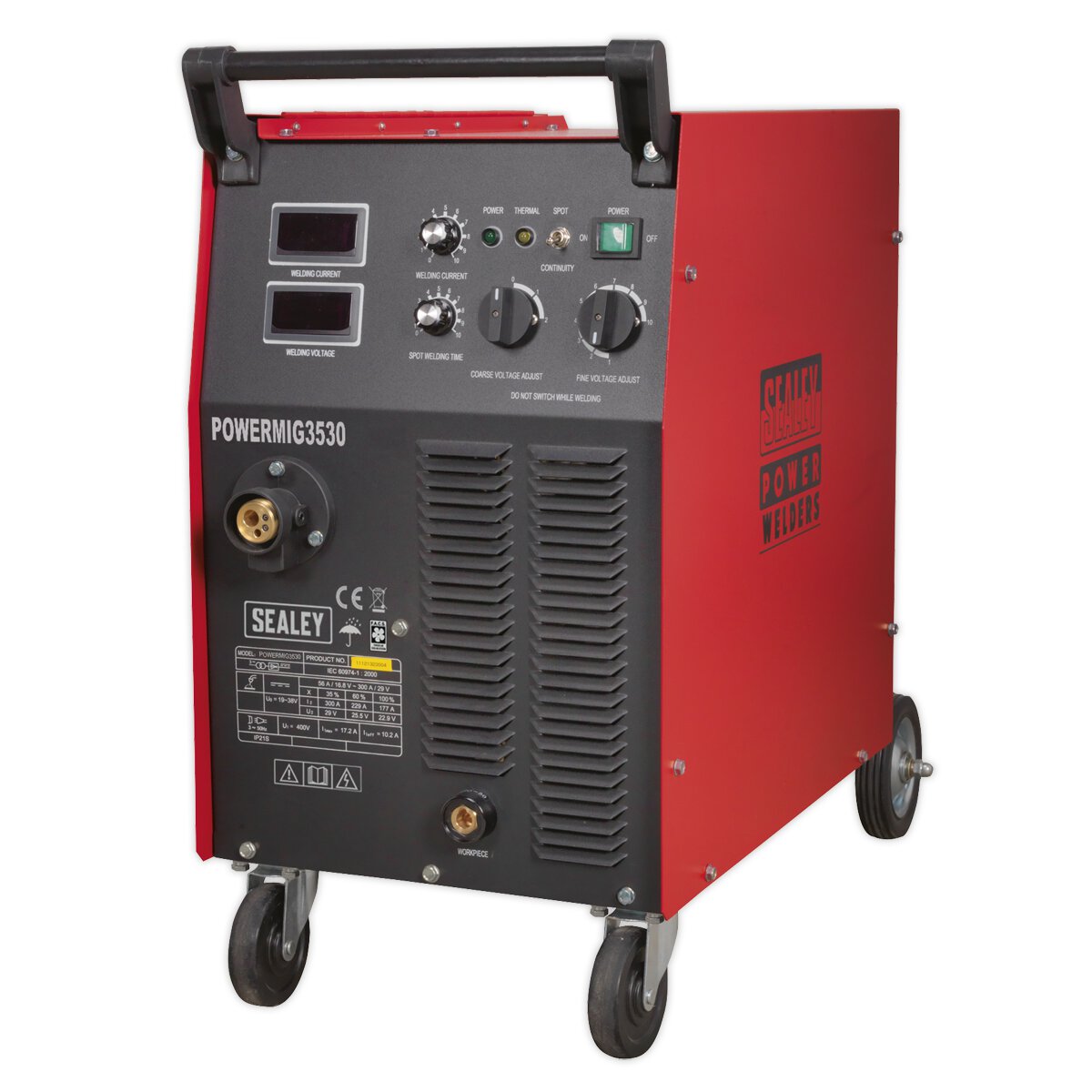 Professional MIG Welder 300A 415V 3ph with Binzel® Euro Torch