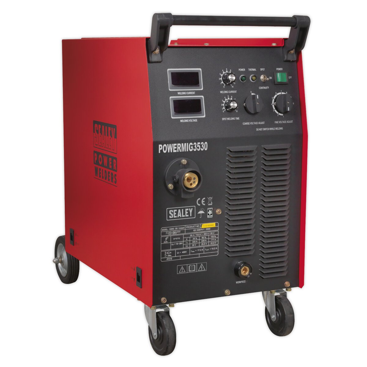 Professional MIG Welder 300A 415V 3ph with Binzel® Euro Torch