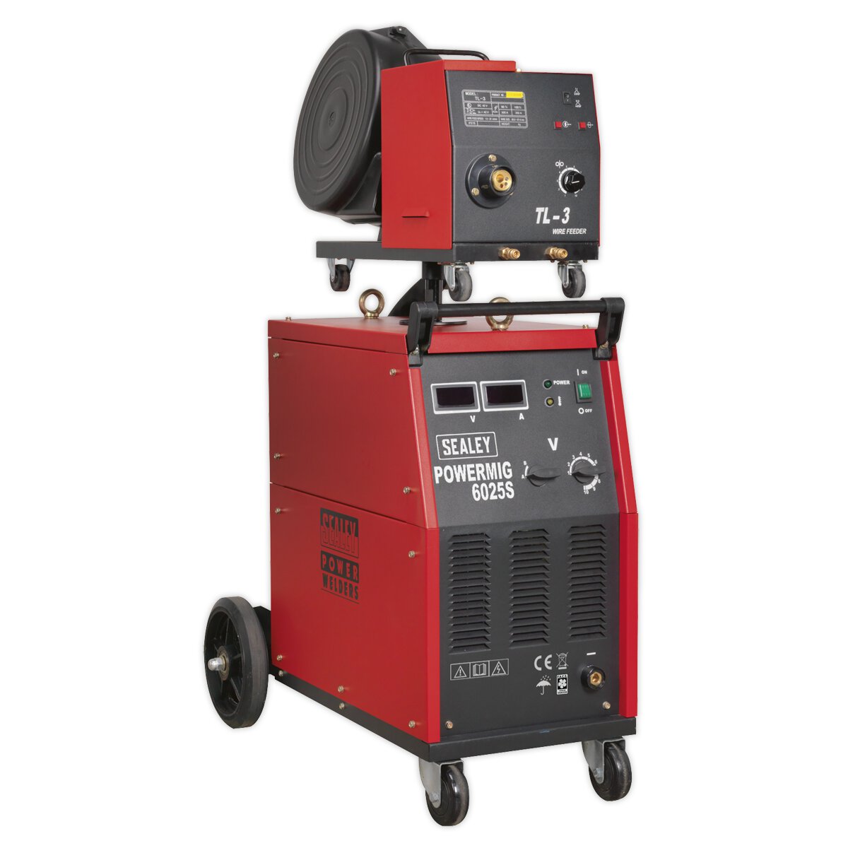 Professional MIG Welder 250Amp 415V 3ph with Binzel® Euro Torch ...