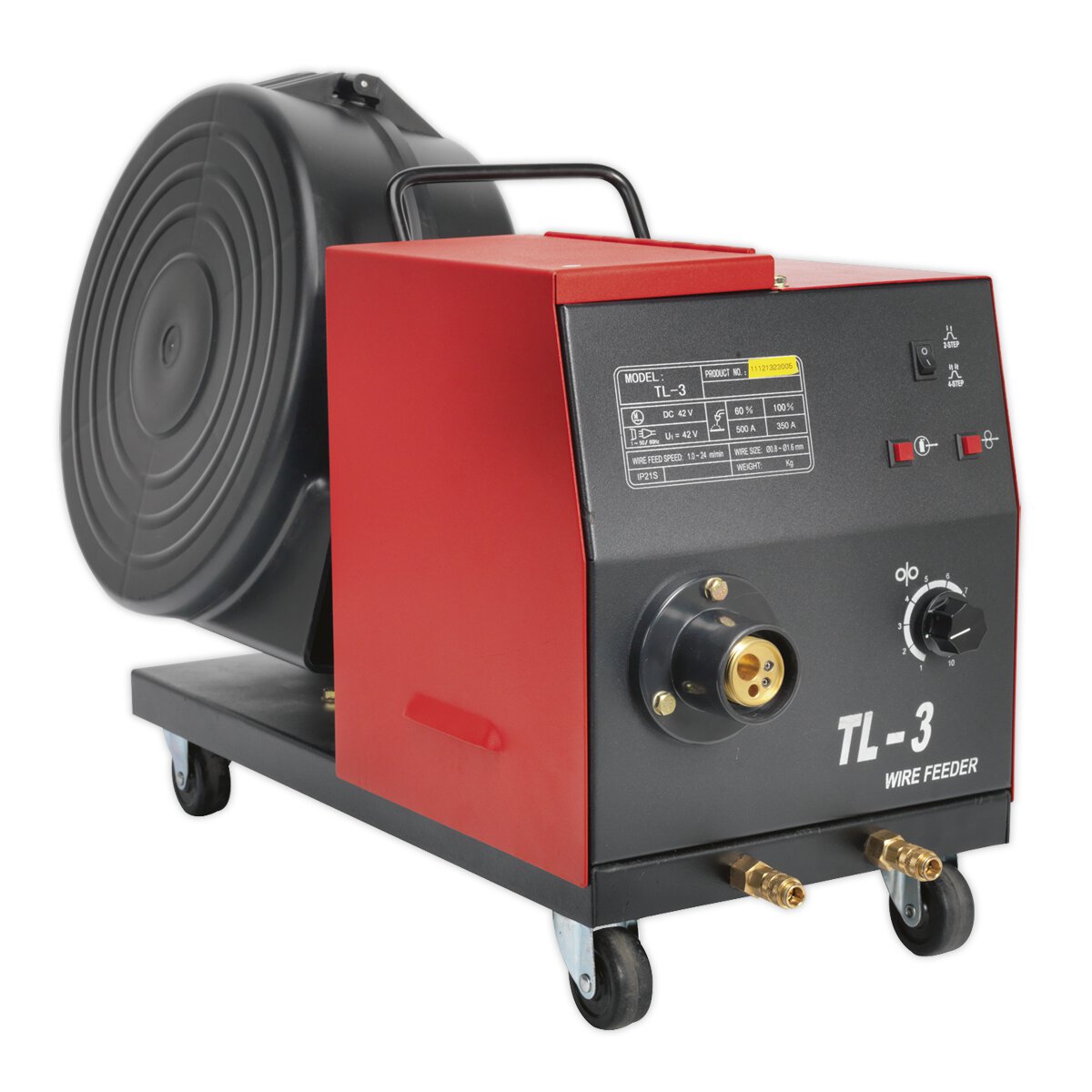 Professional MIG Welder 350Amp 415V 3ph with Binzel® Euro Torch & Portable Wire Drive