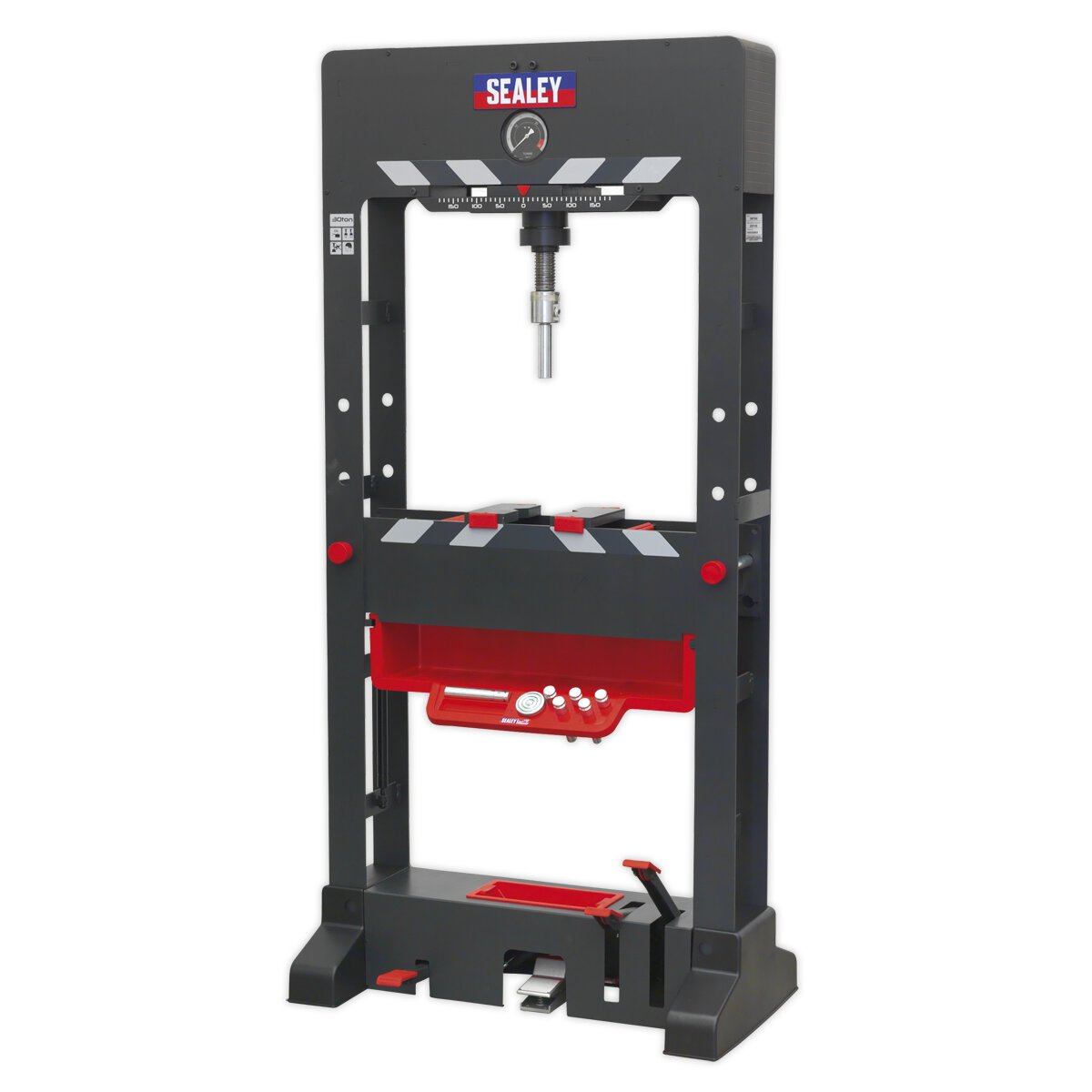 Premier Air/Hydraulic Press 30tonne Floor Type with Sliding Ram and Foot Pedal