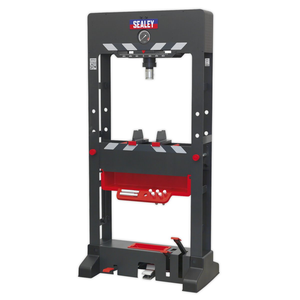 Premier Air/Hydraulic Press 30tonne Floor Type with Sliding Ram and Foot Pedal