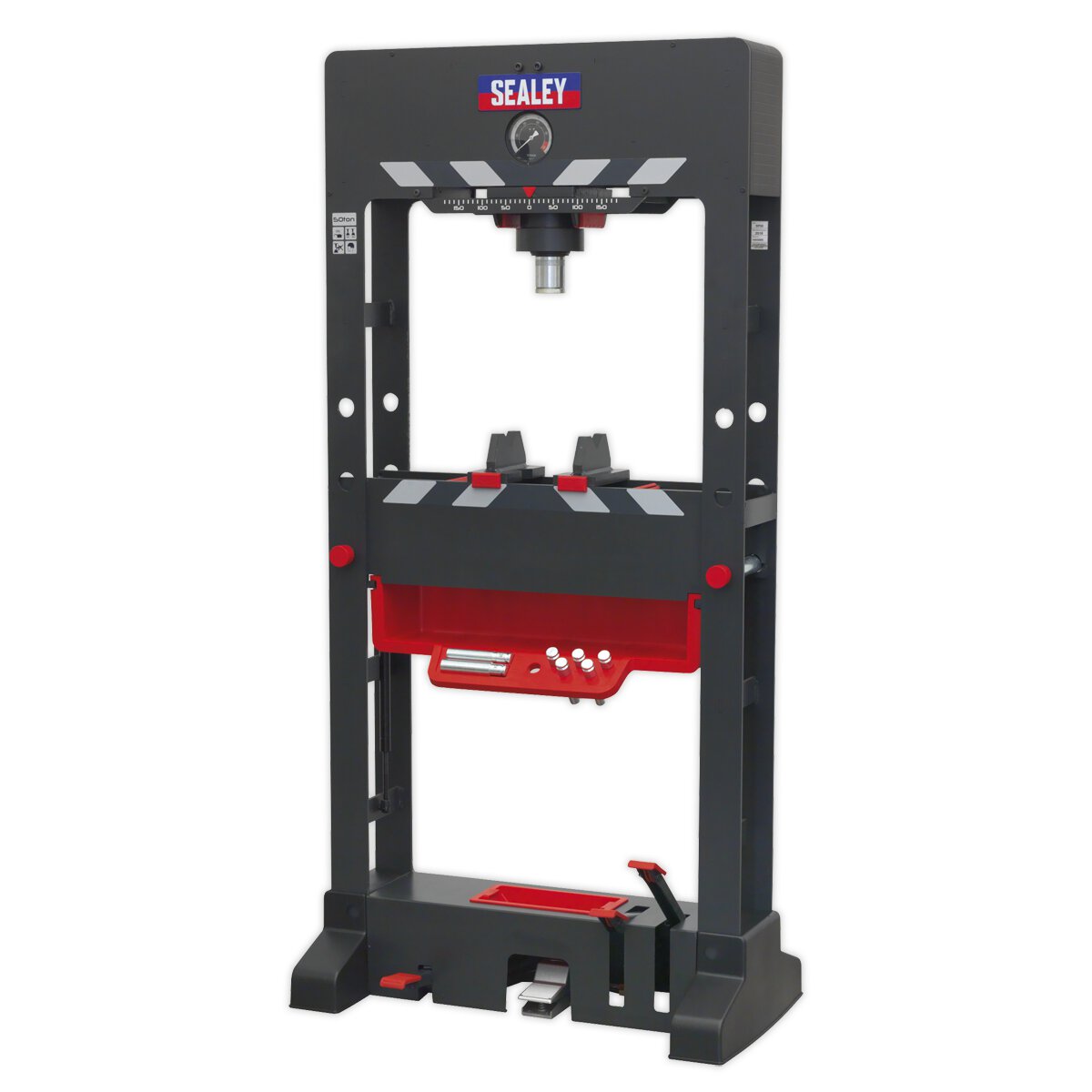 Premier Air/Hydraulic Press 50tonne Floor Type with Sliding Ram and Foot Pedal