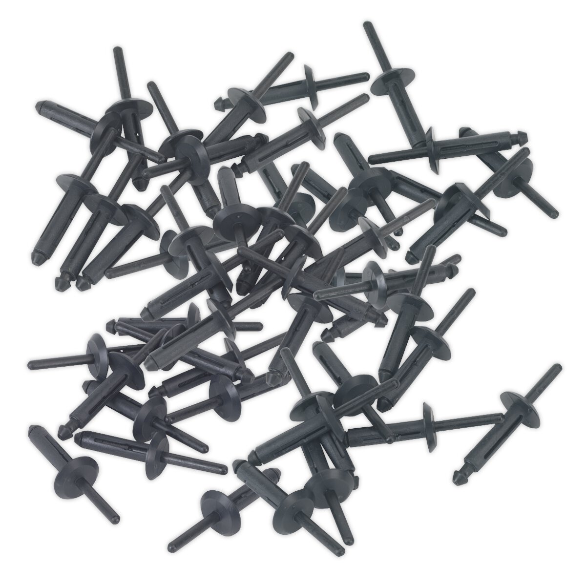 Plastic Rivet Ø6.3 x 25.2mm Pack of 50