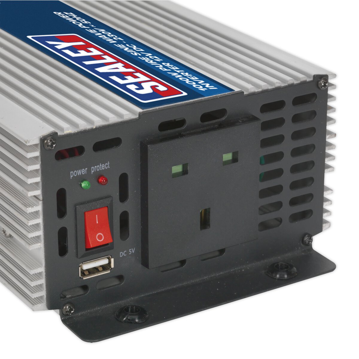Power Inverter Pure Sine Wave 1000W 12V DC - 230V 50Hz