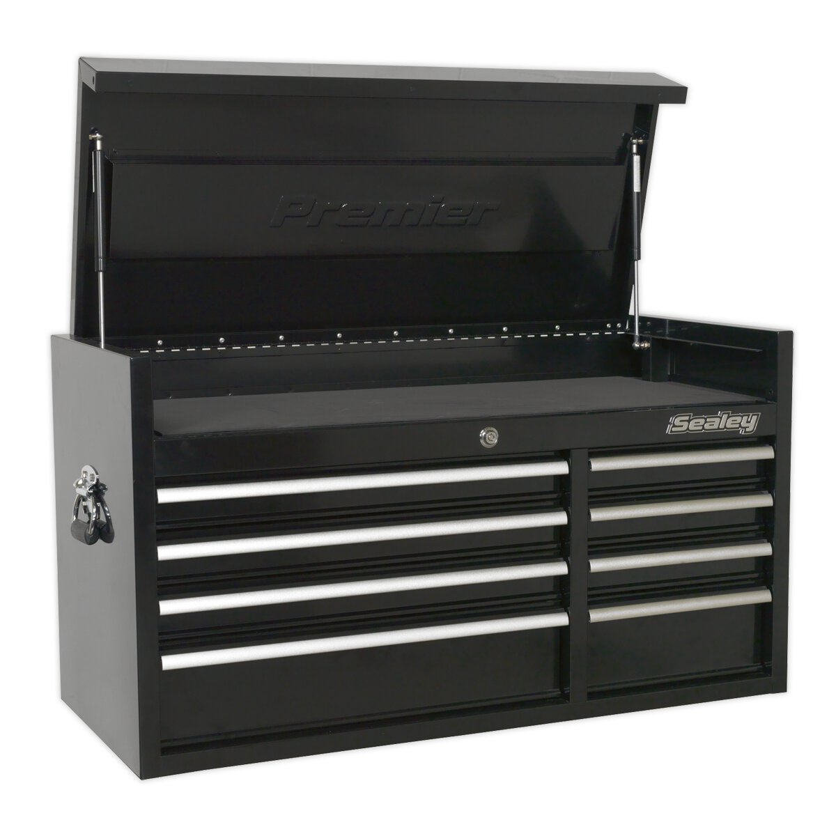 Topchest 8 Drawer 1040mm Heavy-Duty Black