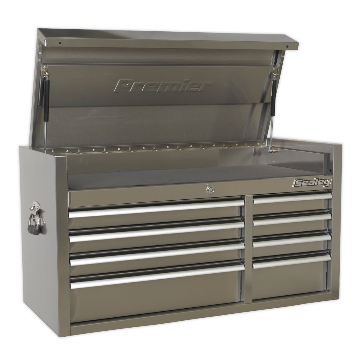 Topchest 8 Drawer 1055mm Stainless Steel Heavy-Duty