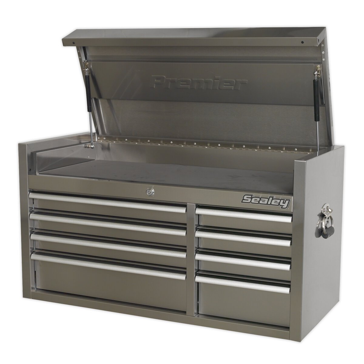 Topchest 8 Drawer 1055mm Stainless Steel Heavy-Duty