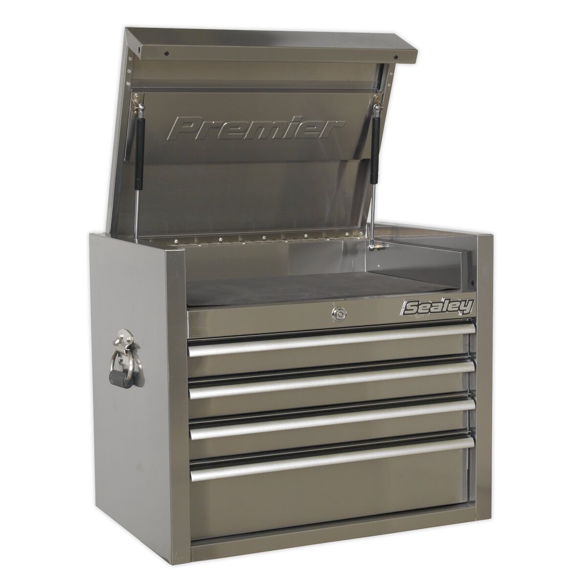 Topchest 4 Drawer 675mm Stainless Steel Heavy-Duty
