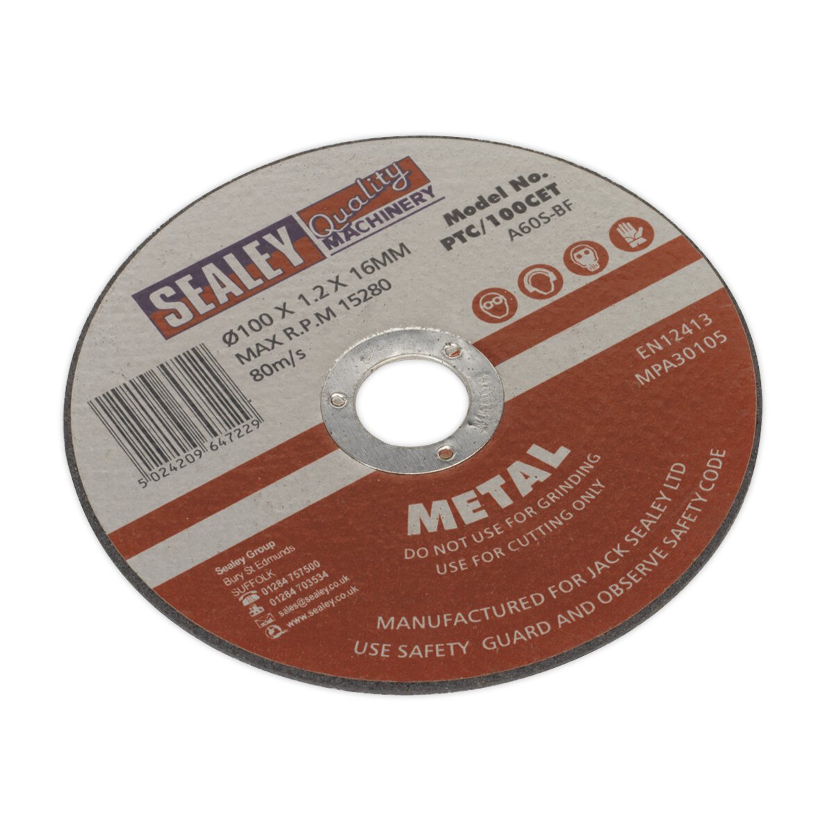 Cutting Disc Ø100 x 1.2mm 16mm Bore
