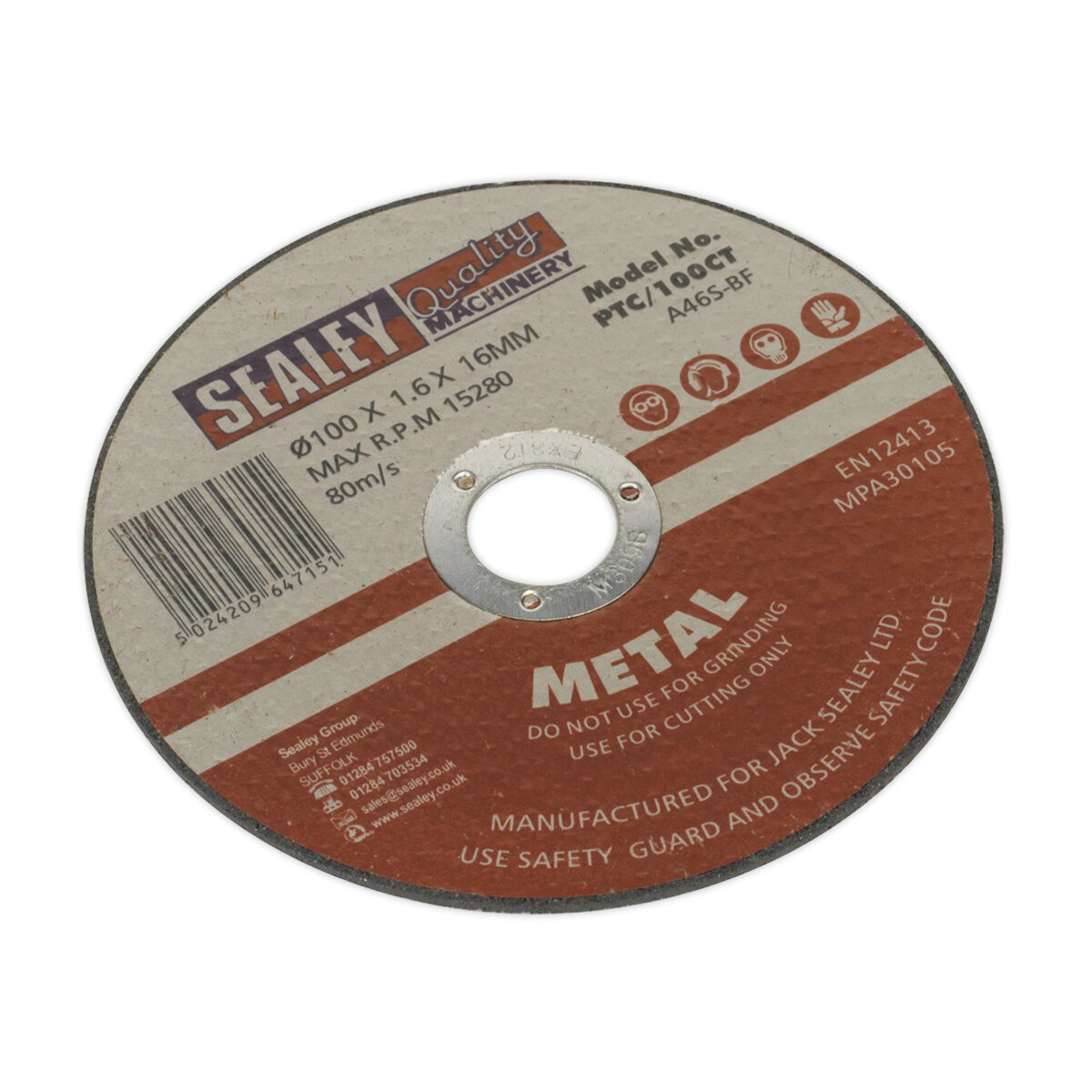 Cutting Disc Ø100 x 1.6mm 16mm Bore