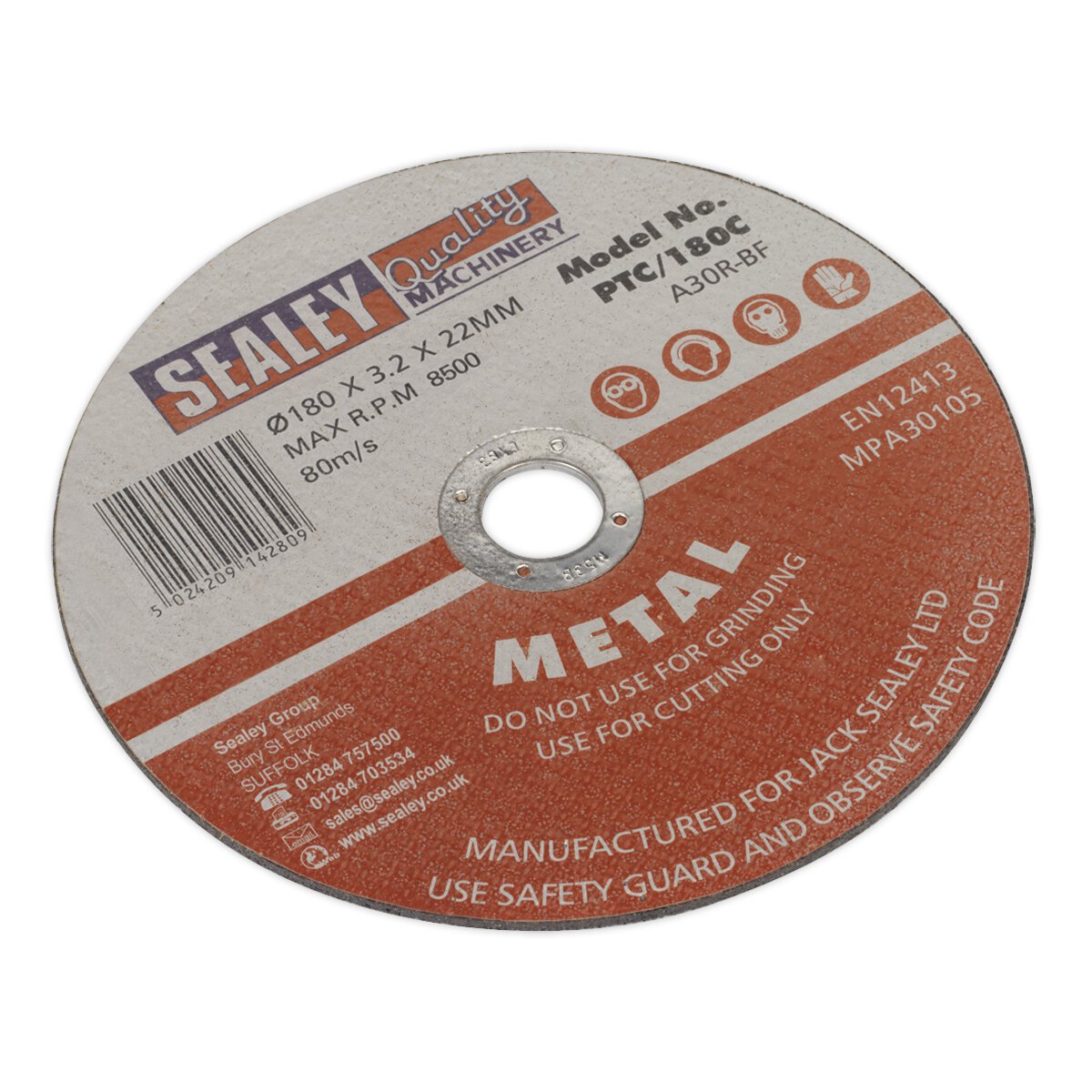 Cutting Disc Ø180 x 3mm 22mm Bore
