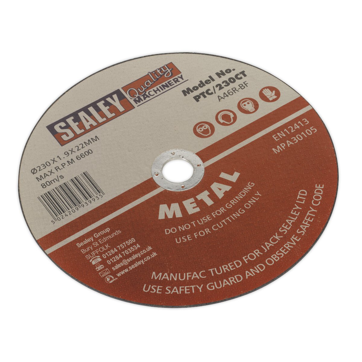 Cutting Disc Ø230 x 2mm 22mm Bore