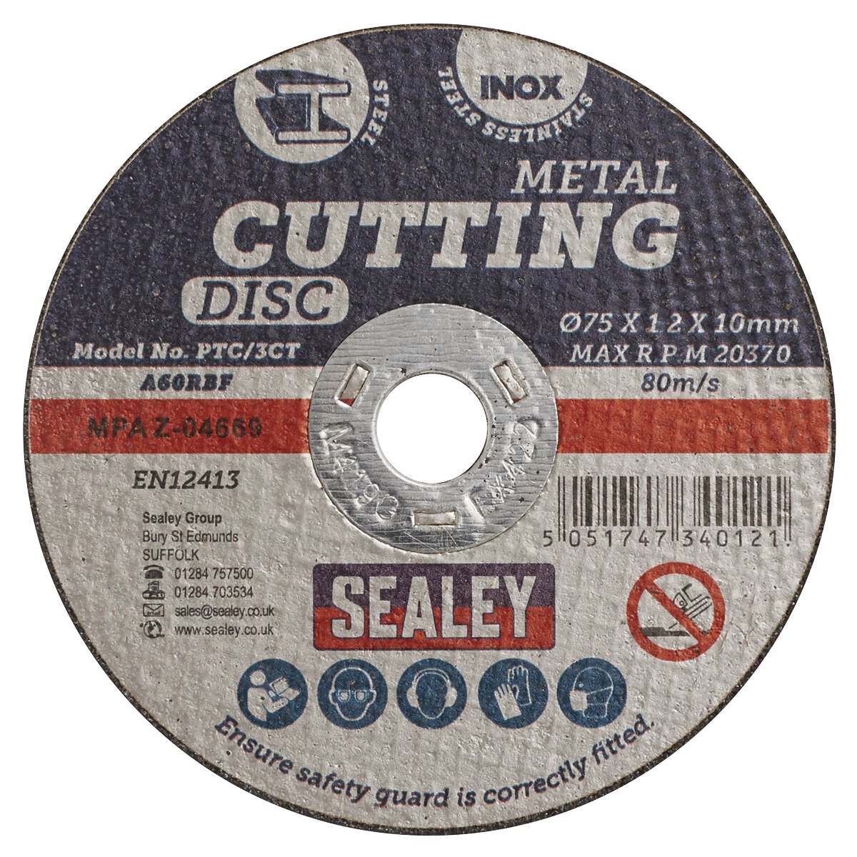 Cutting Disc Ø75 x 1.2mm 10mm Bore