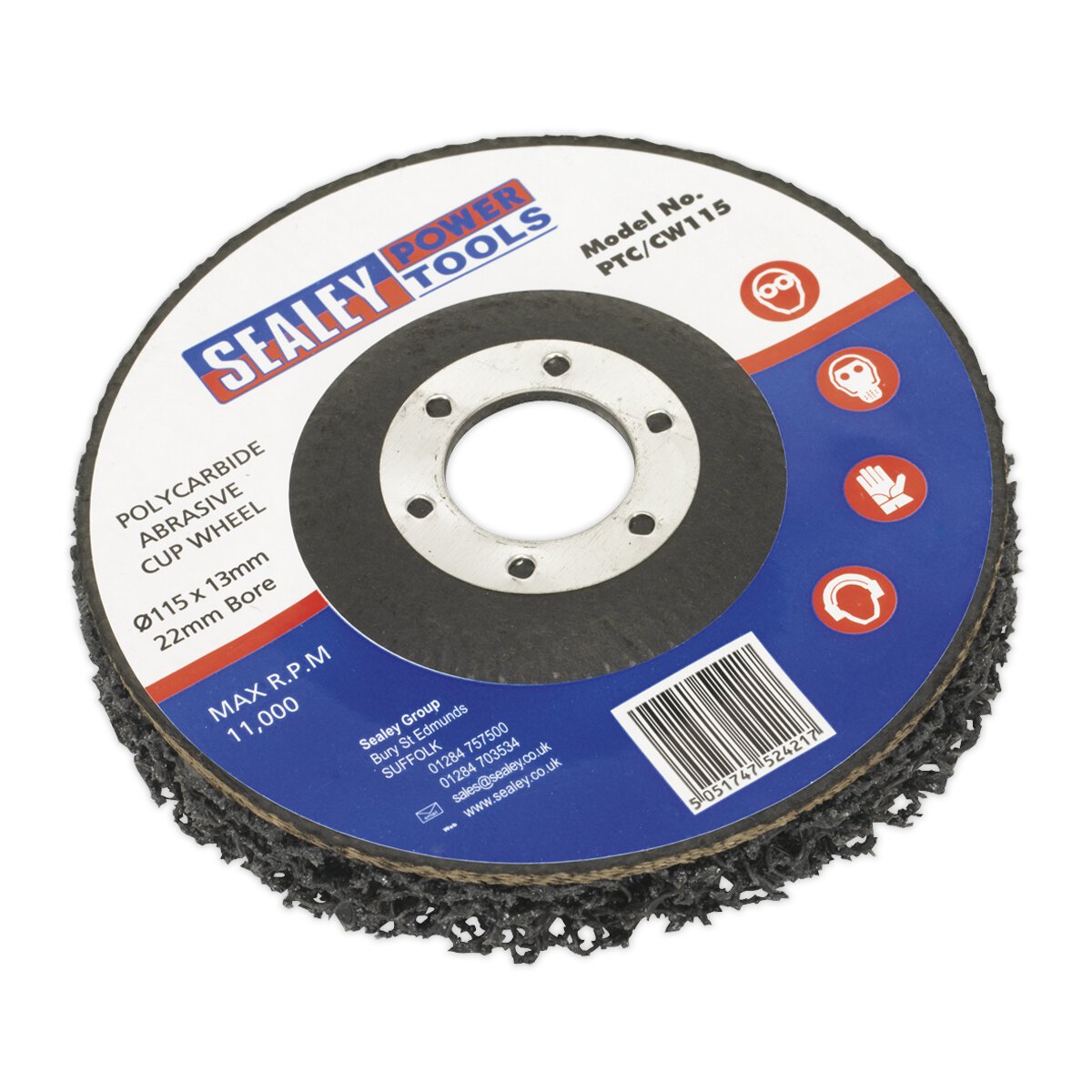 Polycarbide Cup Wheel Ø115 x 13 x 22mm