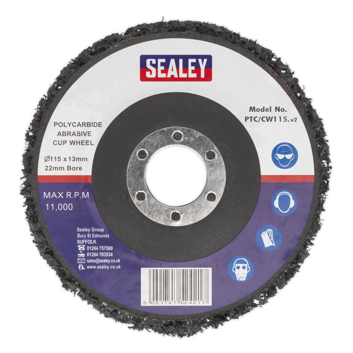 Polycarbide Cup Wheel Ø115 x 13 x 22mm