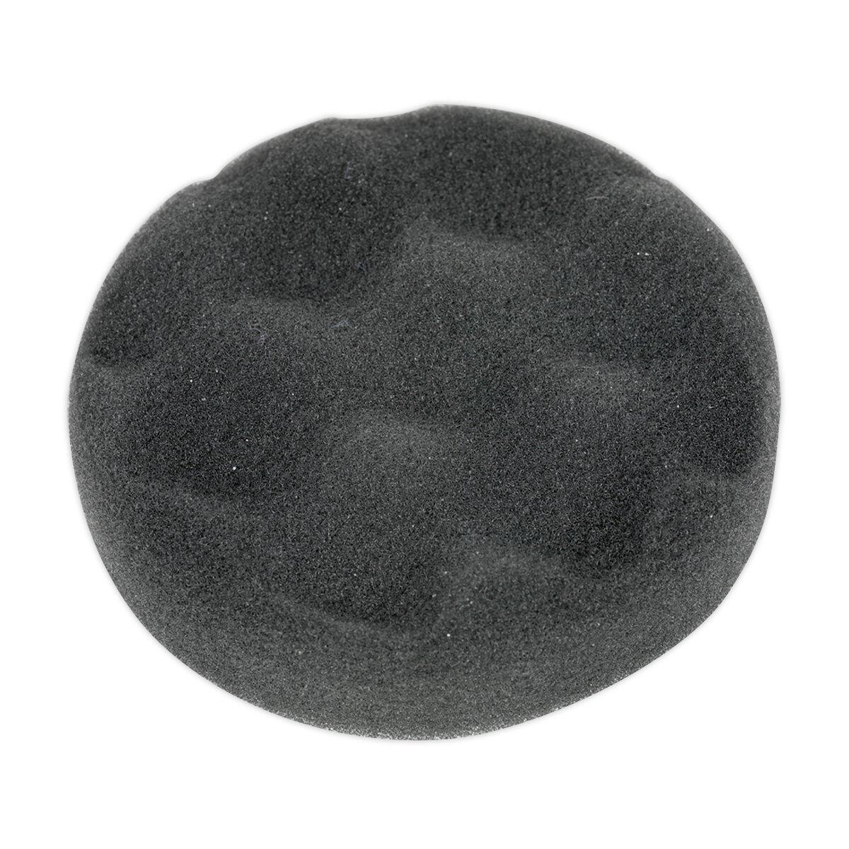 Buffing & Polishing Foam Head Hook-and-Loop Ø80 x 25mm Black/Soft