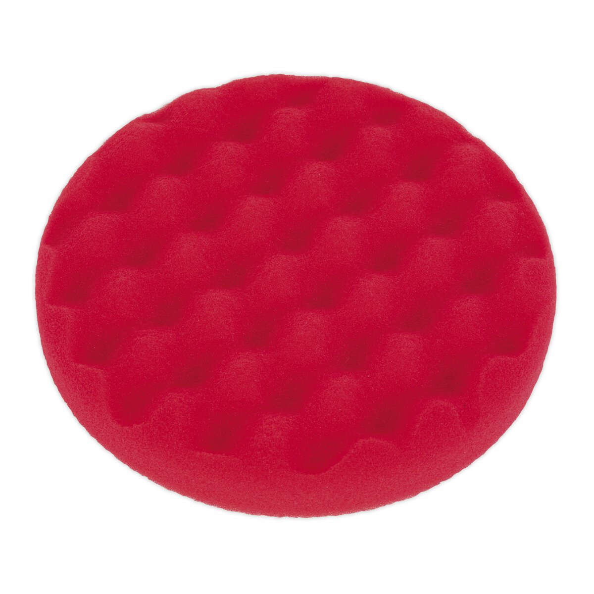 Buffing & Polishing Foam Head Hook-and-Loop Ø150 x 25mm Red/Ultra Soft