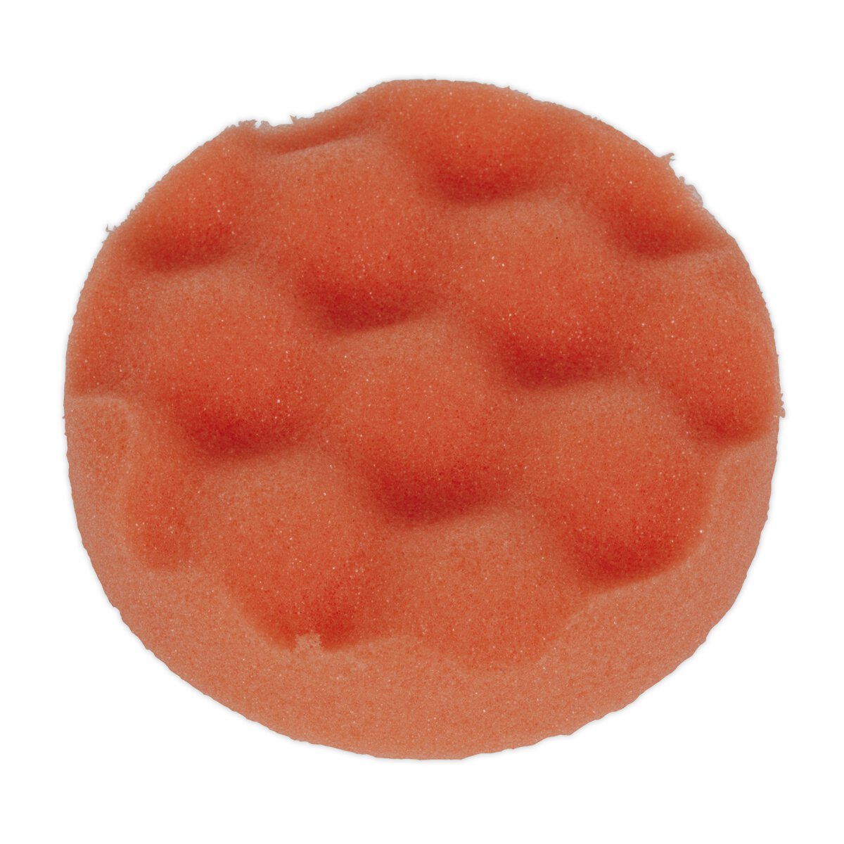 Buffing & Polishing Foam Head Hook & Loop Ø80 x 25mm Orange/Firm