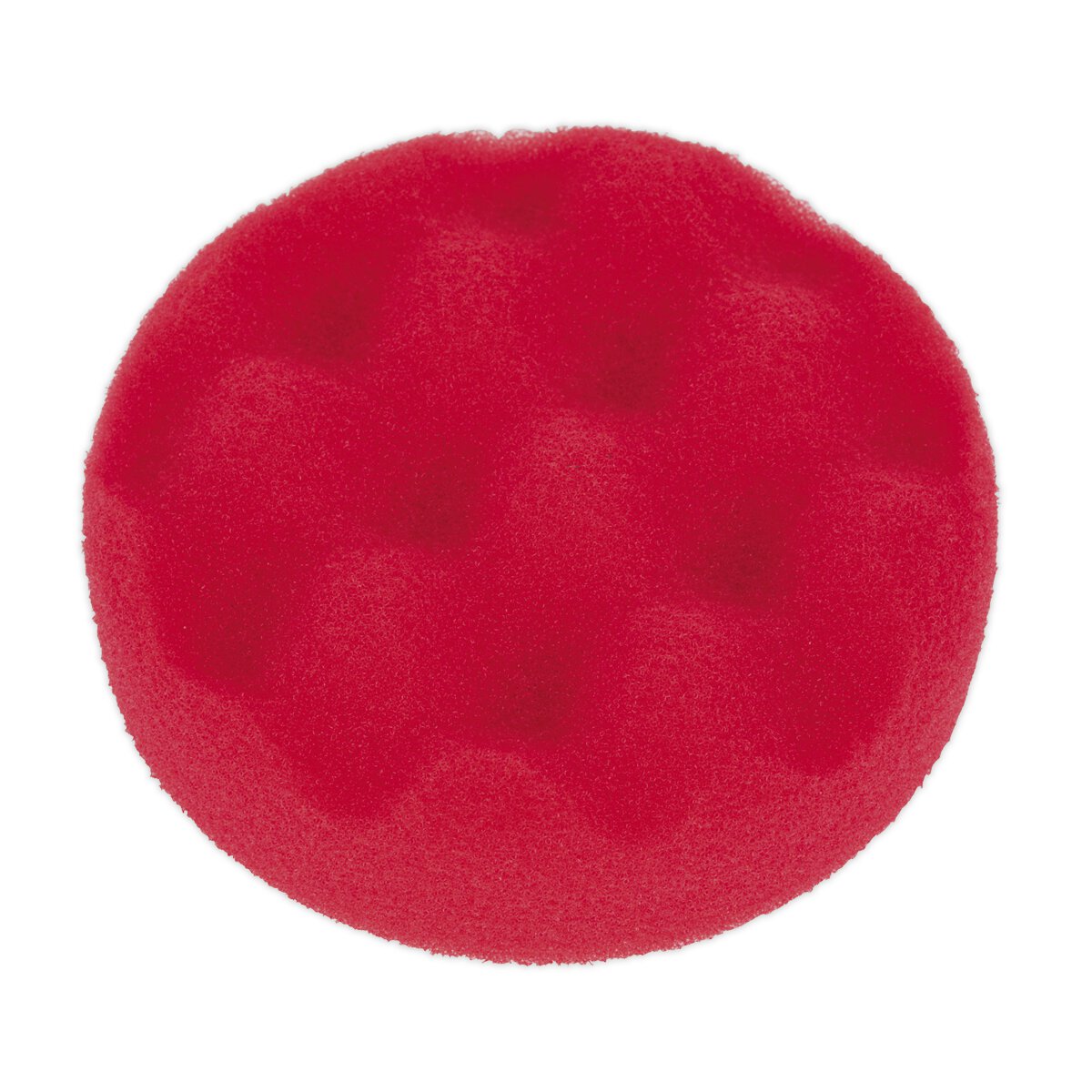 Buffing & Polishing Foam Head Hook-and-Loop Ø80 x 25mm Red/Ultra Soft