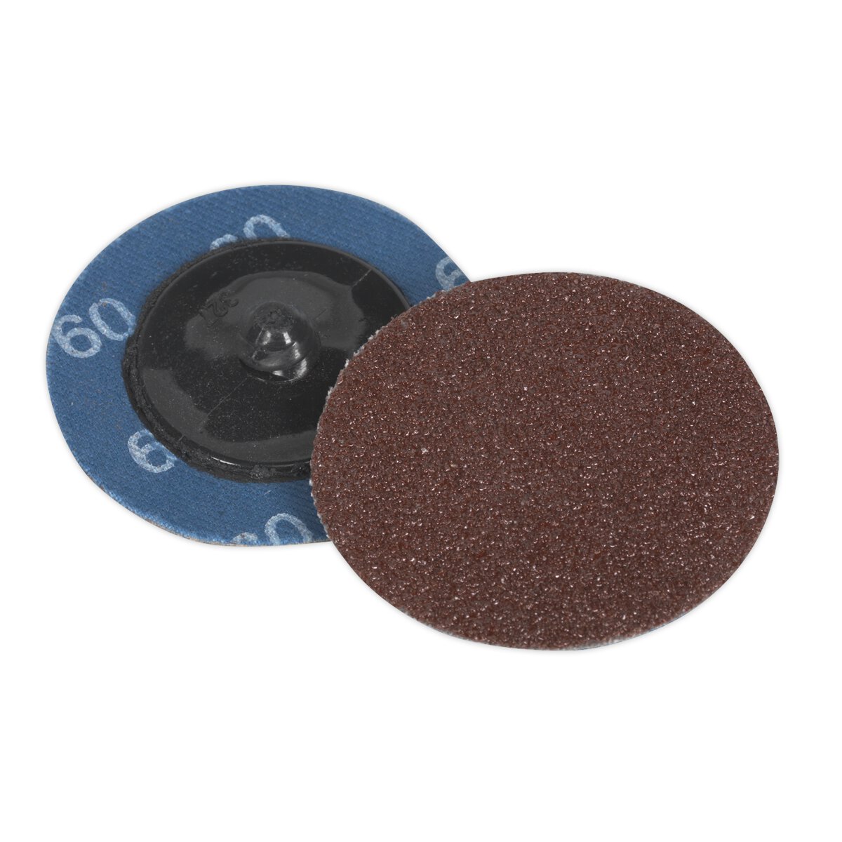 Quick-Change Sanding Disc Ø50mm 60Grit Pack of 10