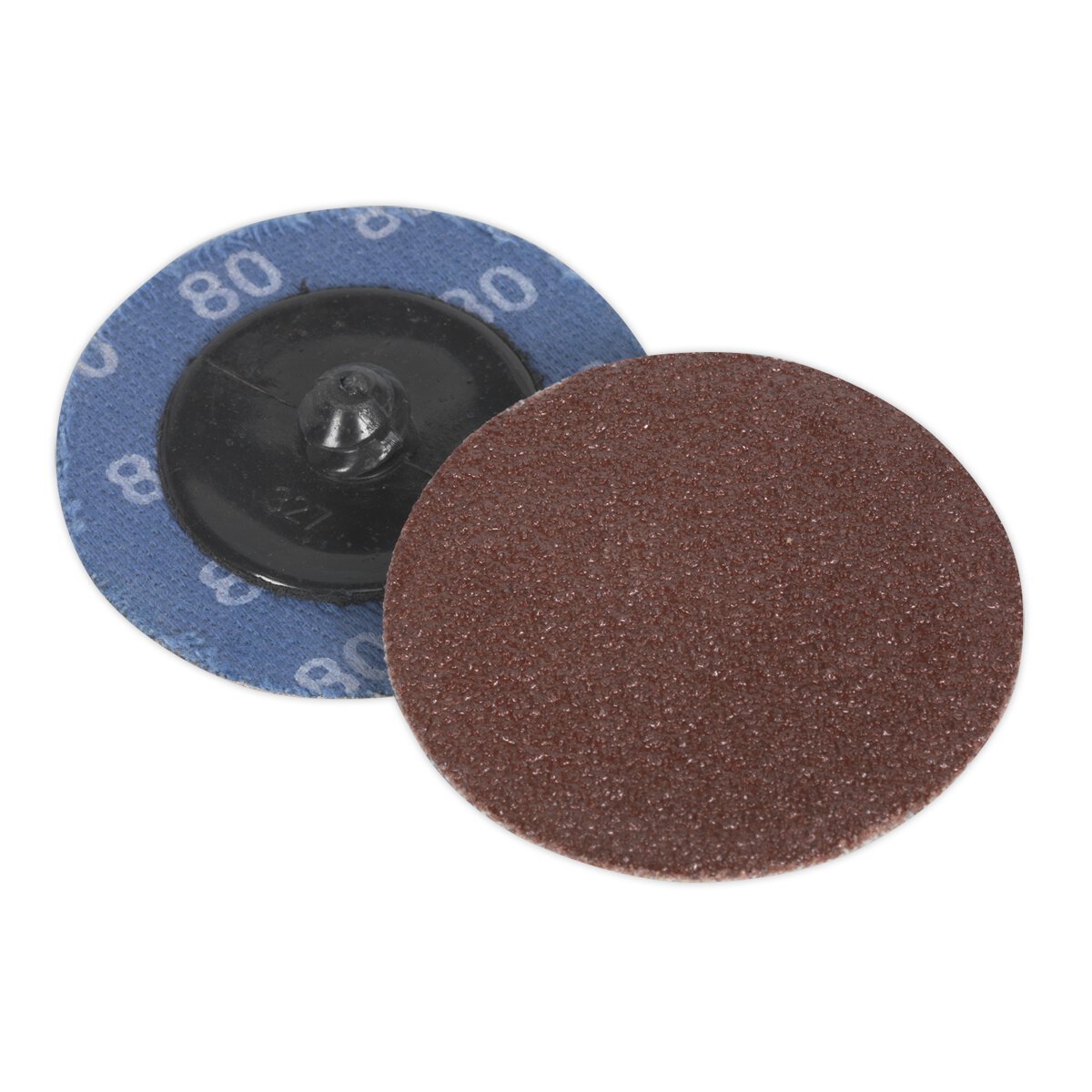 Quick-Change Sanding Disc Ø50mm 80Grit Pack of 10