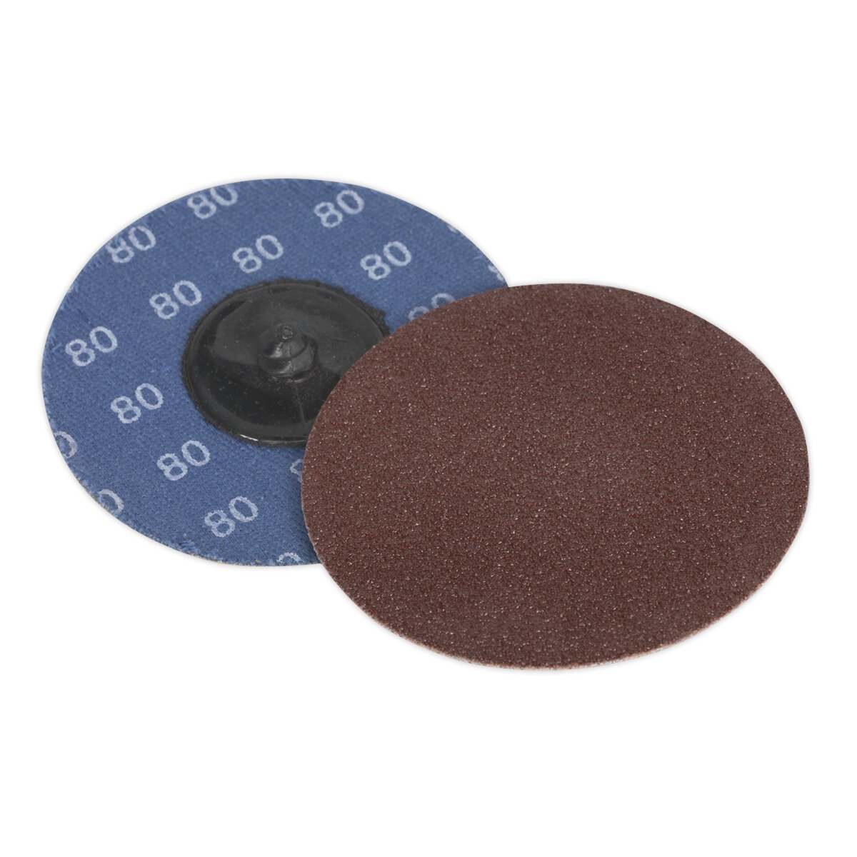 Quick-Change Sanding Disc Ø75mm 80Grit Pack of 10