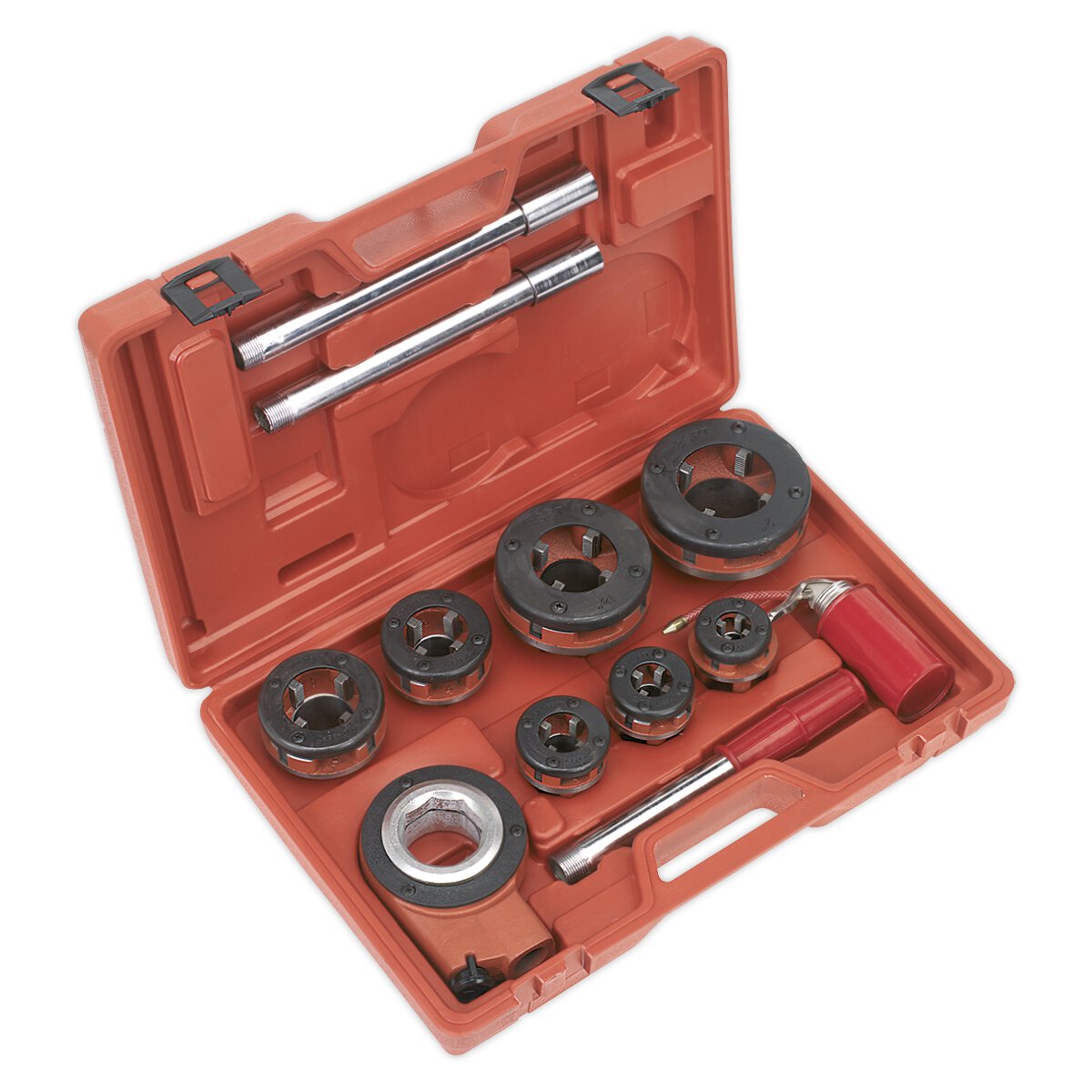 Pipe Threading set 7pc 3/8" - 2"BSPT