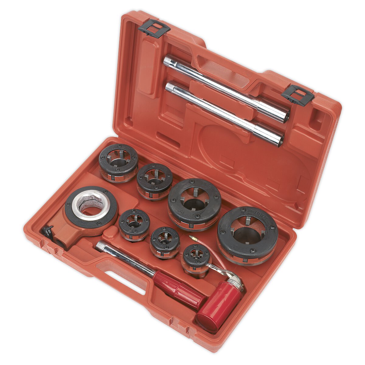 Pipe Threading set 7pc 3/8" - 2"BSPT