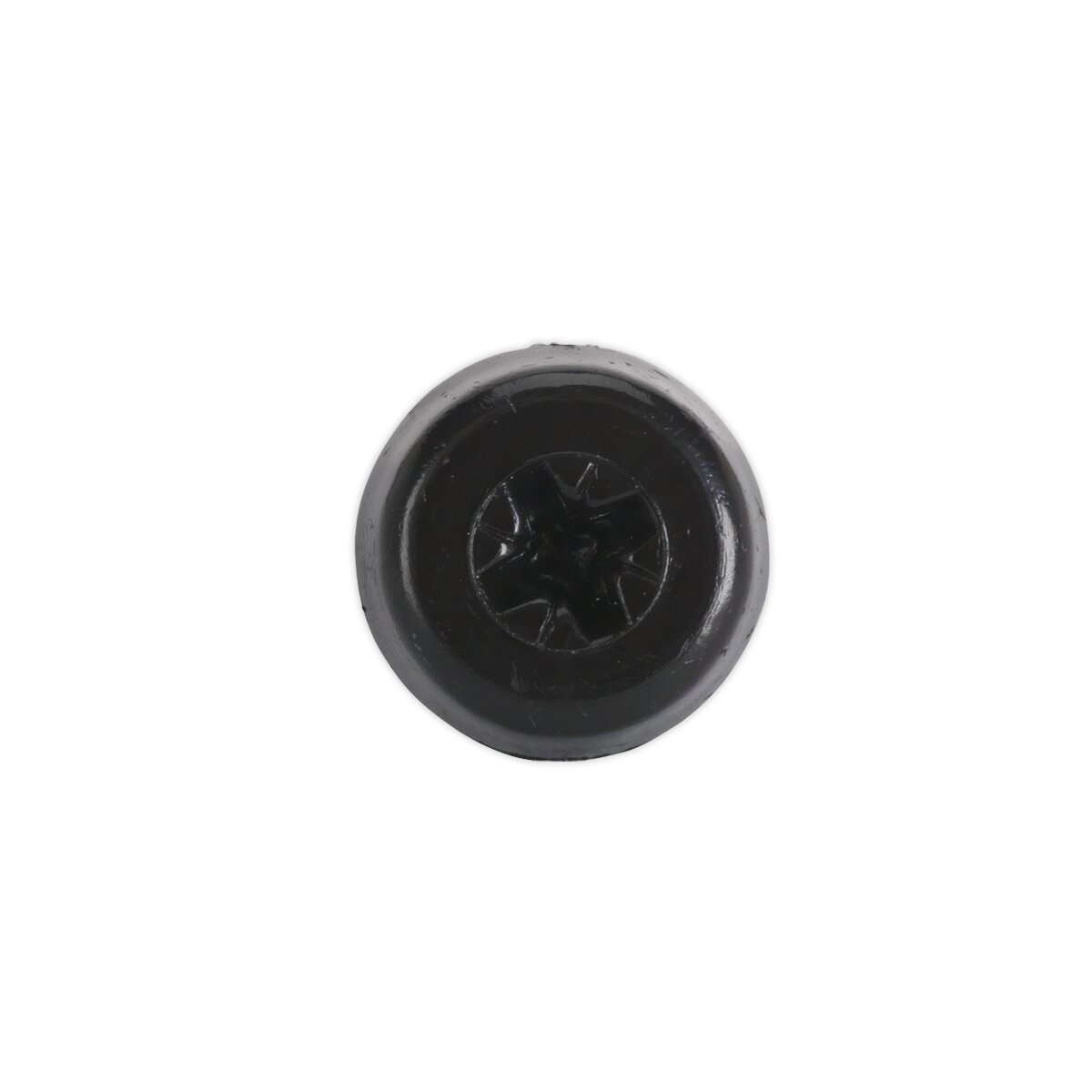 Numberplate Screw Plastic Enclosed Head 4.8 x 18mm Black Pack of 50