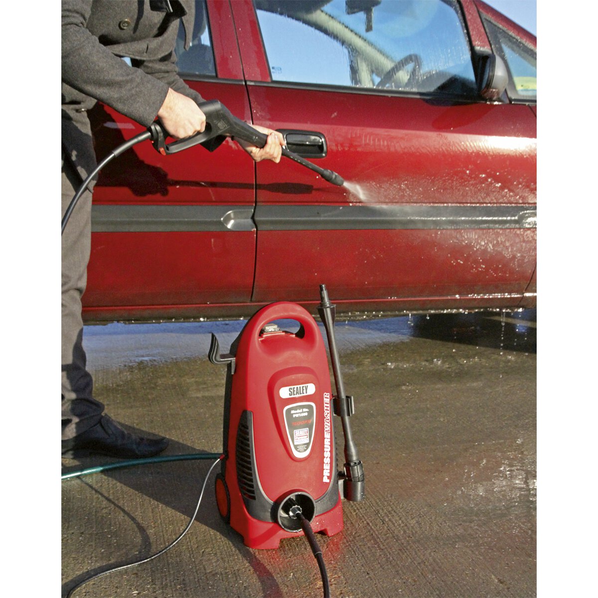 Pressure Washer 110bar with TSS & Rotablast® Nozzle 230V with Accessory Kit
